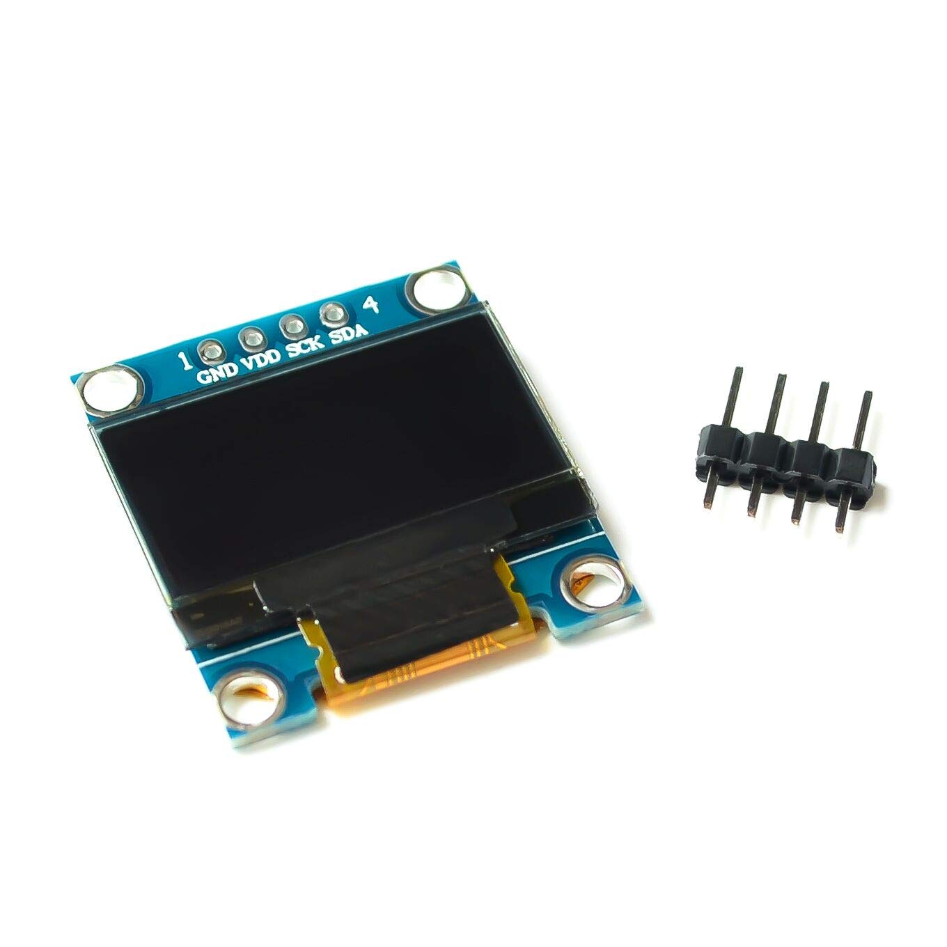 0.96 Inch I2C/IIC 128x64 Oled Module 4-Pin (Blue Color)