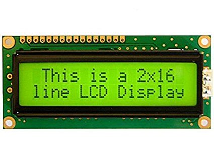 Alphanumeric 16X2 Lcd Display 