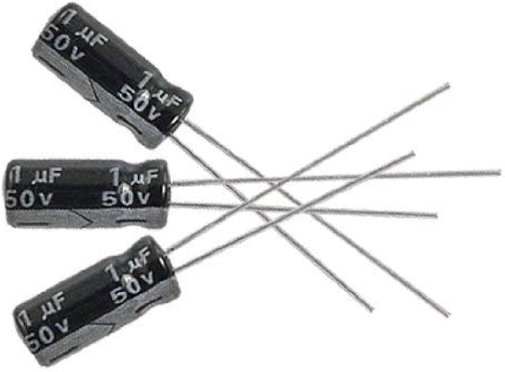 1uF 50V Electrolytic Capacitor