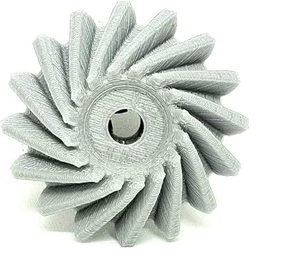 1 Pair 3D Printed Plastic Helical Bevel Gear 16 Teeth 43mm dia 15mm Width 6mm hole 2.5 Module for DIY Projects