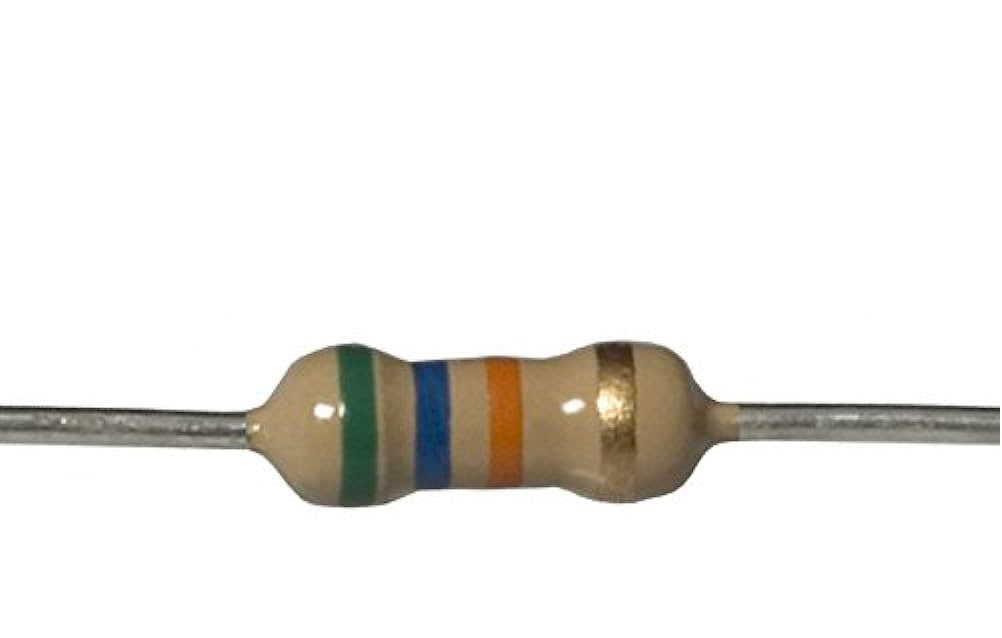 10 - Pieces 56K ohm 1-2Watt Resistor Resistance with 10tolerance