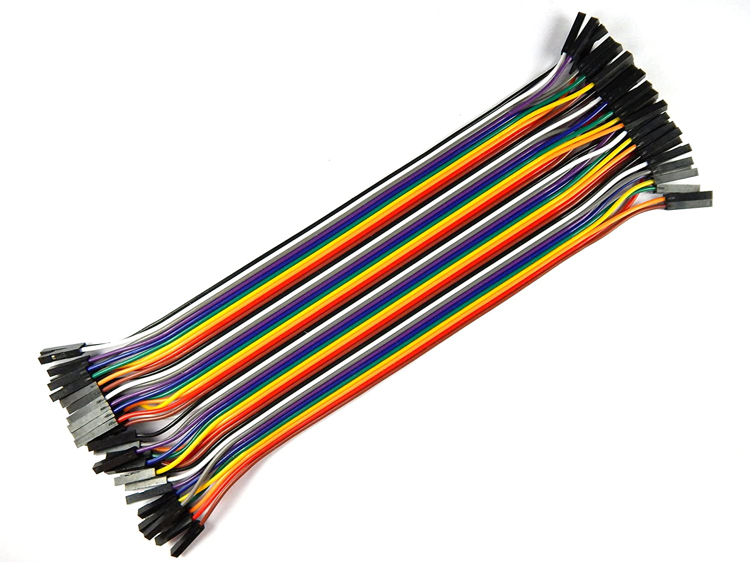 Female to Female Jumper Wires Strip of 40 Wires