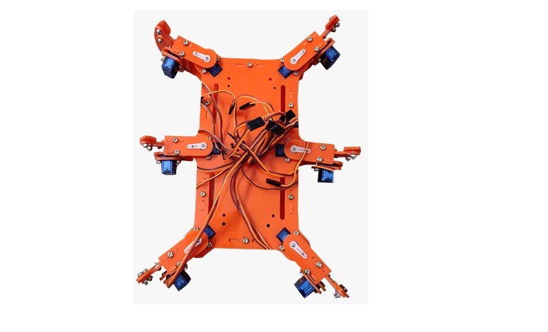 Hexa Spider DIY Robotic Kit with servo motors and electronics board 