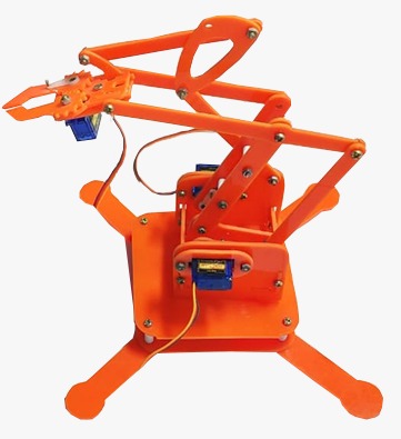 4DOF Smart Robotic ARM DIY Kit with servo motor and board