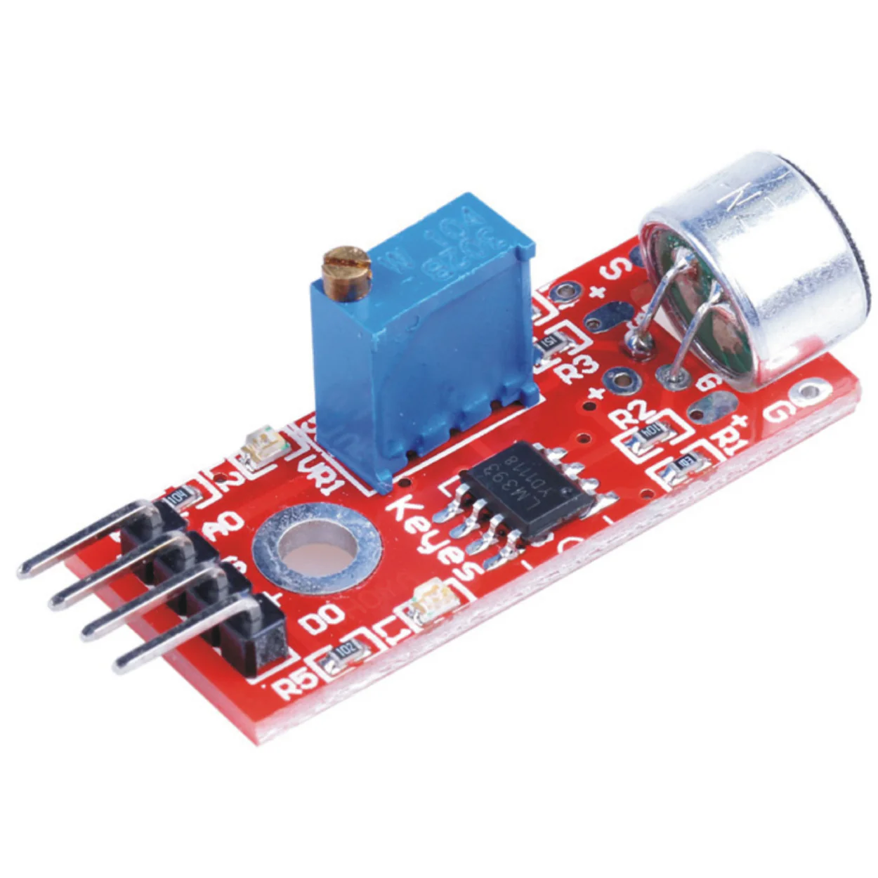 Sound Detection Module Sensor for Intelligent Vehicle Arduino Compatible