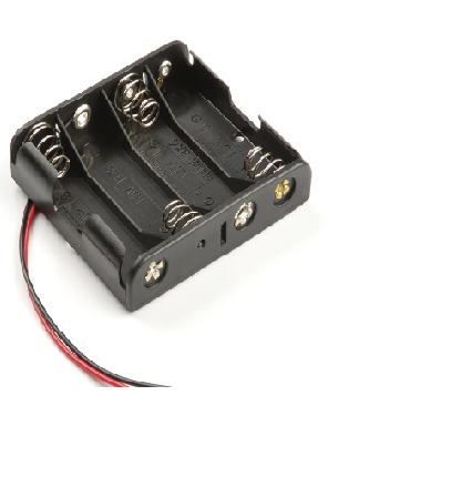 18650 Battery In-Series Lithium 4 Cell Holder Open Case with Wire
