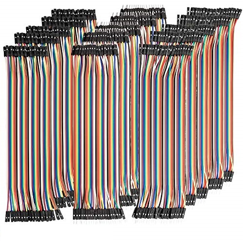 Multi-Color Jumper Breadboard Wires Male to Male, Male to Female & Female to Female (40 Each)