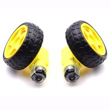 BO Motor I Shaped Dual Shaft 200 RPM With Wheels (2 Pieces each)