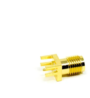 SMA Female Straight Edge PCB Mount Connector