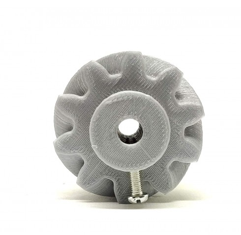 1pcs 3D Printed Left Helical Plastic Spur Gear 10 Teeth 40mm dia 20mm Width 6mm hole 45degree Helix for DIY Projects
