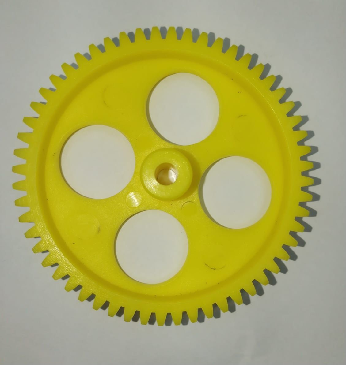 2pcs Plastic Spur gear 56 Teeth 85mm dia, 12mm Width, 6mm hole for DIY Projects