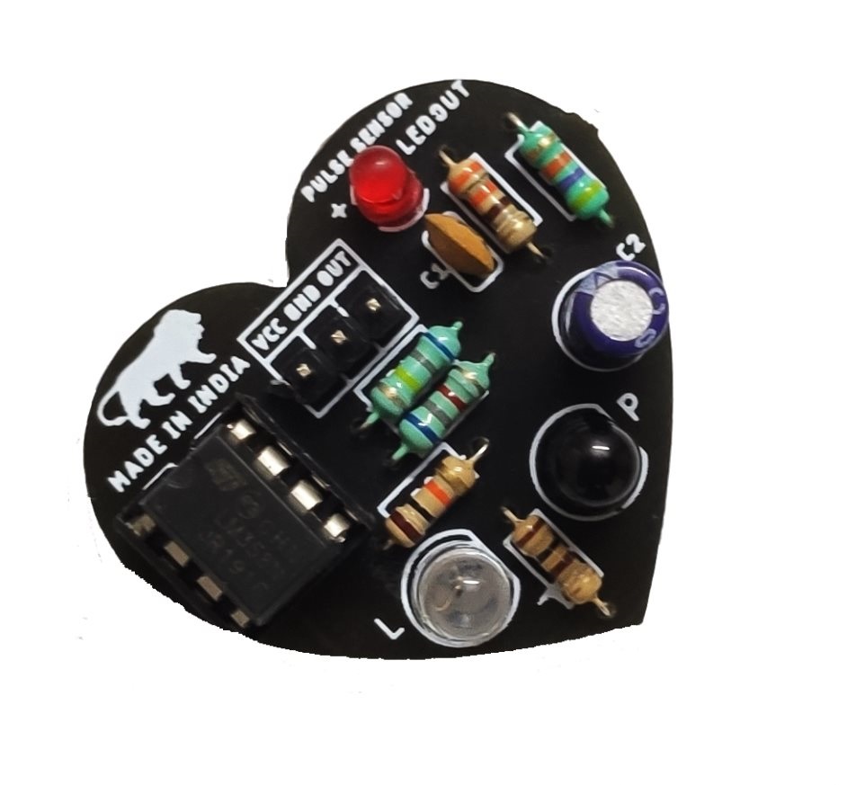 Finger Detecting Pulse Heartbeat Sensor Module (IR Based)