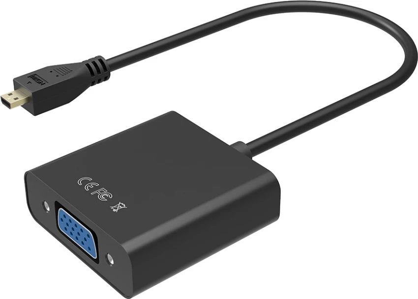Micro HDMI to VGA cable Without Audio