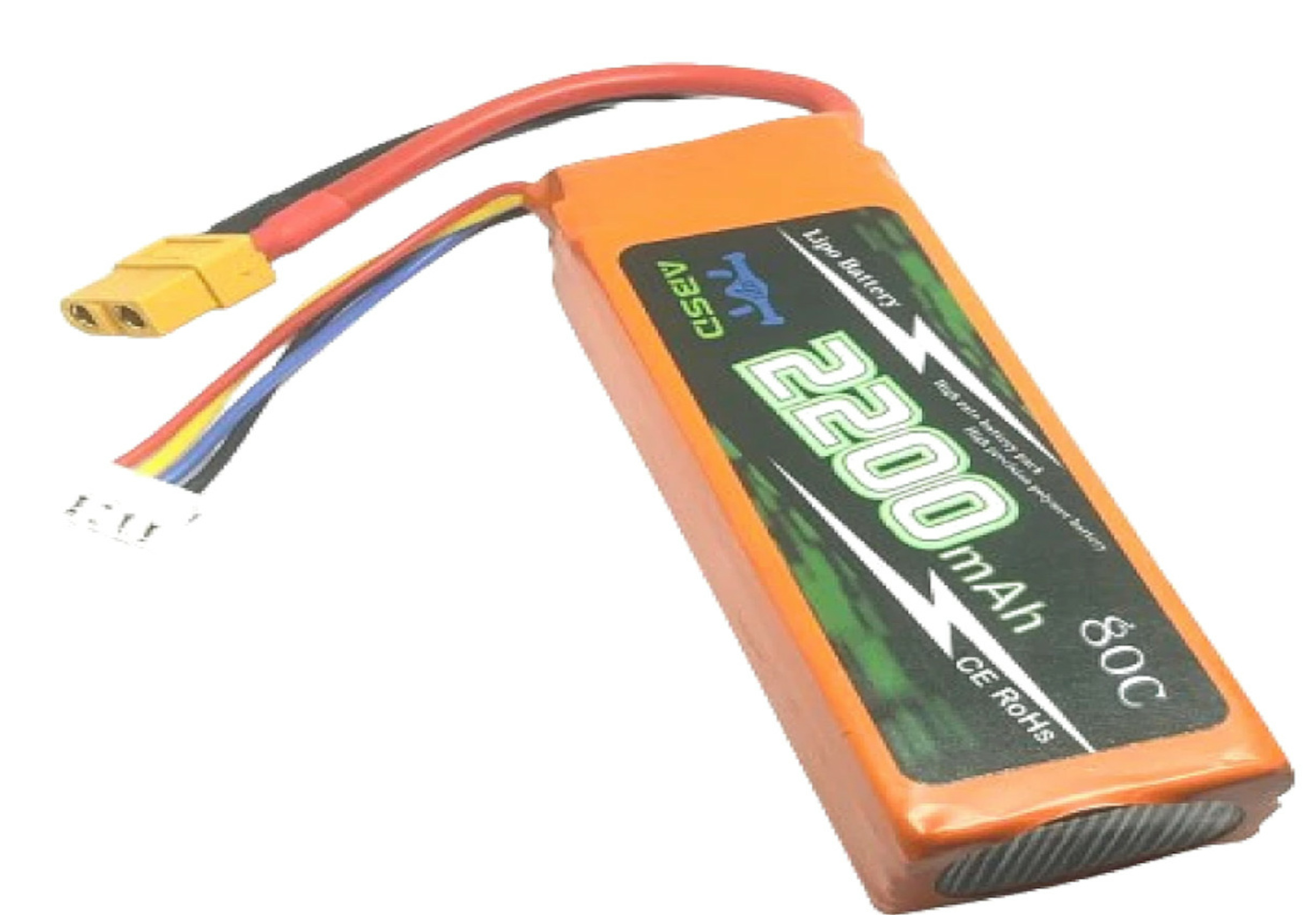 Lipo 3S 30/60C 2200mAh Battery Voltage 11.1V