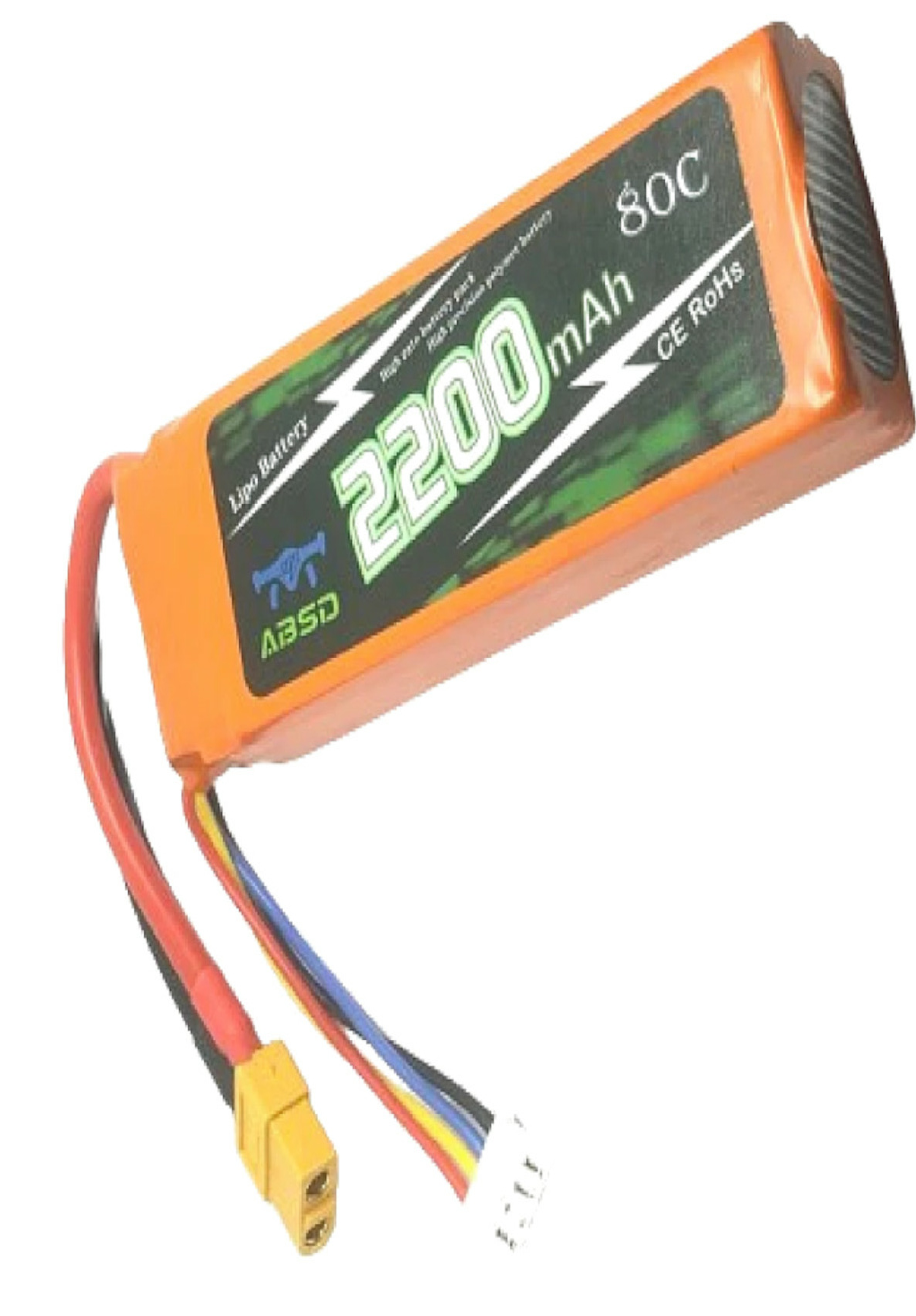 Lipo 3S 30/60C 2200mAh Battery Voltage 11.1V