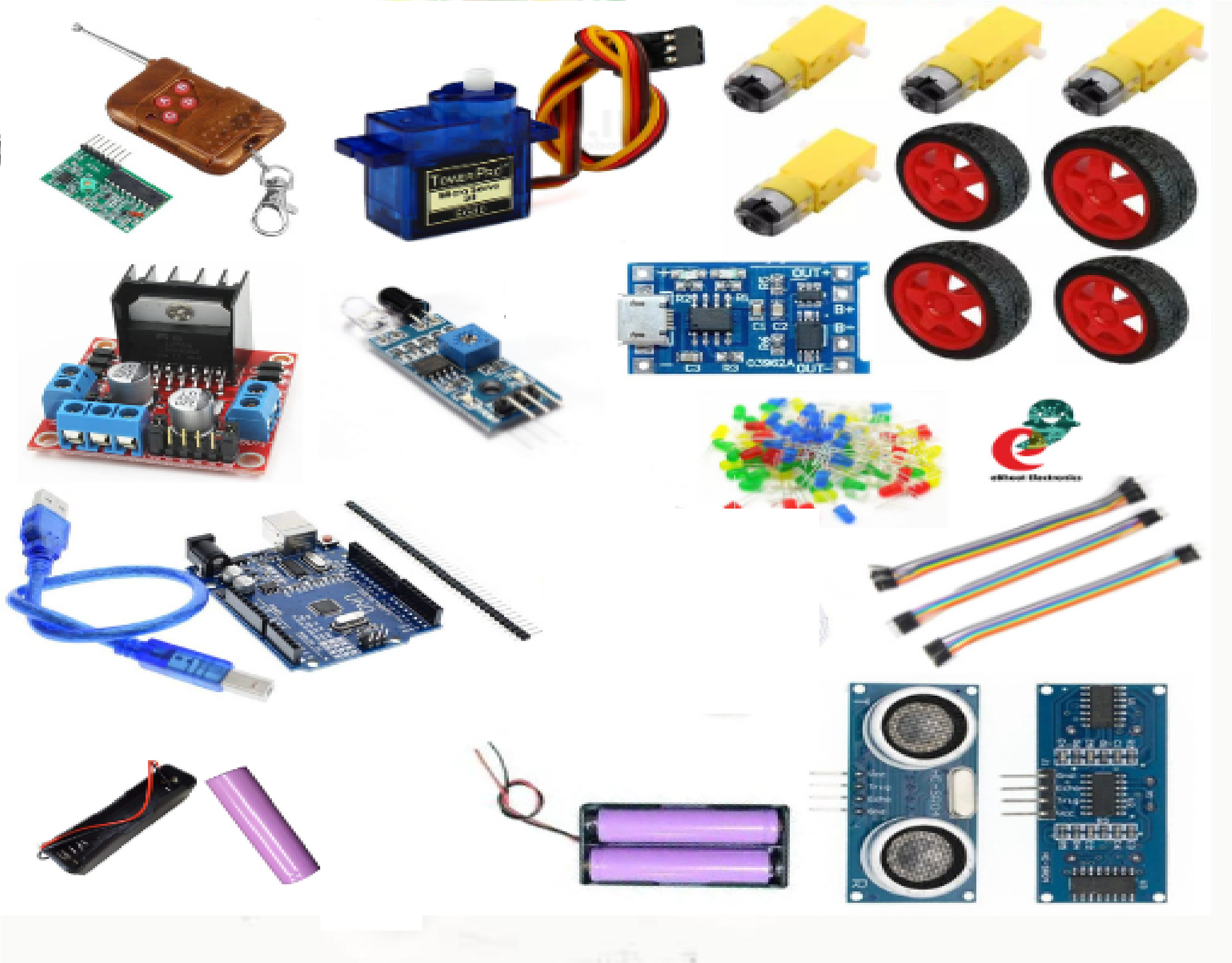Arduino Robotics Starter Kit For Beginners with Video Tutorials
