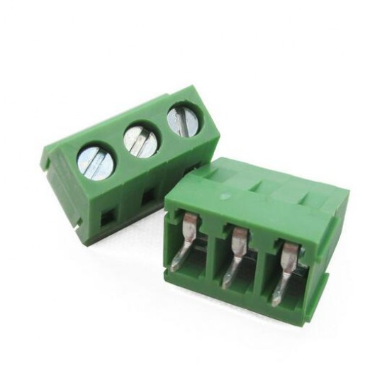 ZB128-5.0-3P- 3 Pin Screw Terminal- 5mm Pitch