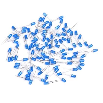 5MM Blue LED (Light Emitting Diode)-Pack of 100