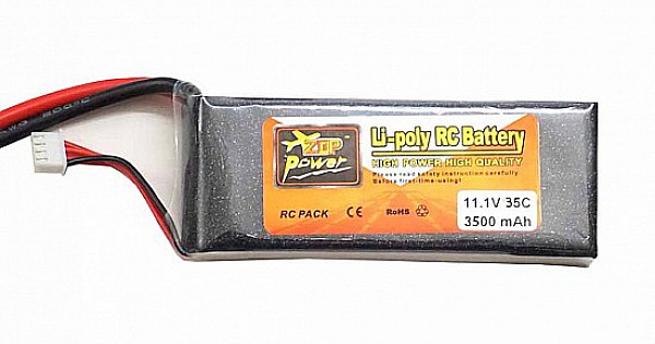 11.1 V 3500 mAh 3S 35C Lipo Battery