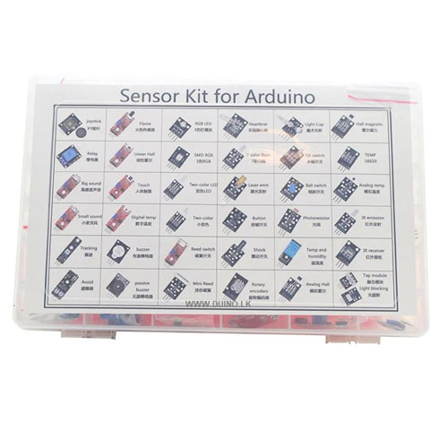 37 in 1 Sensors Kit compatible with Arduino