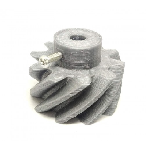 1 Pair 3D Printed Helical Plastic Spur Gear 10 Teeth 40mm dia 20mm Width 6mm hole 45degree Helix for DIY Projects