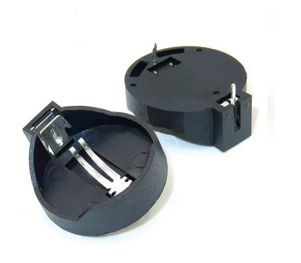 2032 3V Single Battery holder plastic case through hole PCB mount