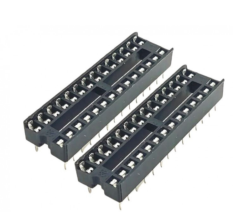28 Pin IC Base DIP 2 Pieces Pack
