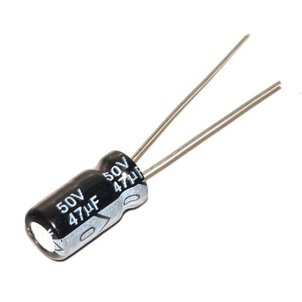 47uF 50V Electrolytic Capacitor 6 10mm Lead space 2.5mm