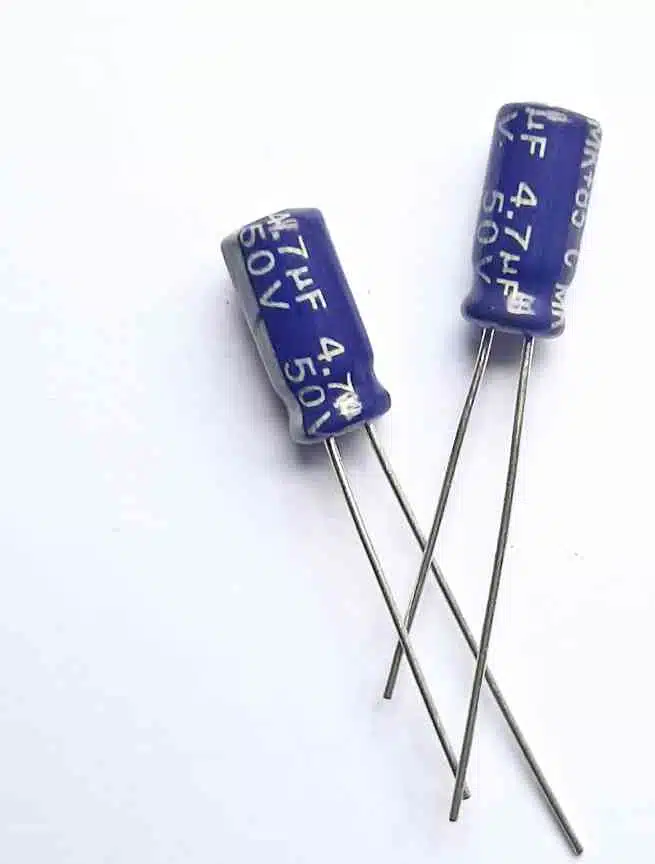 4.7uF 50V Electrolytic Capacitor – 50PCs