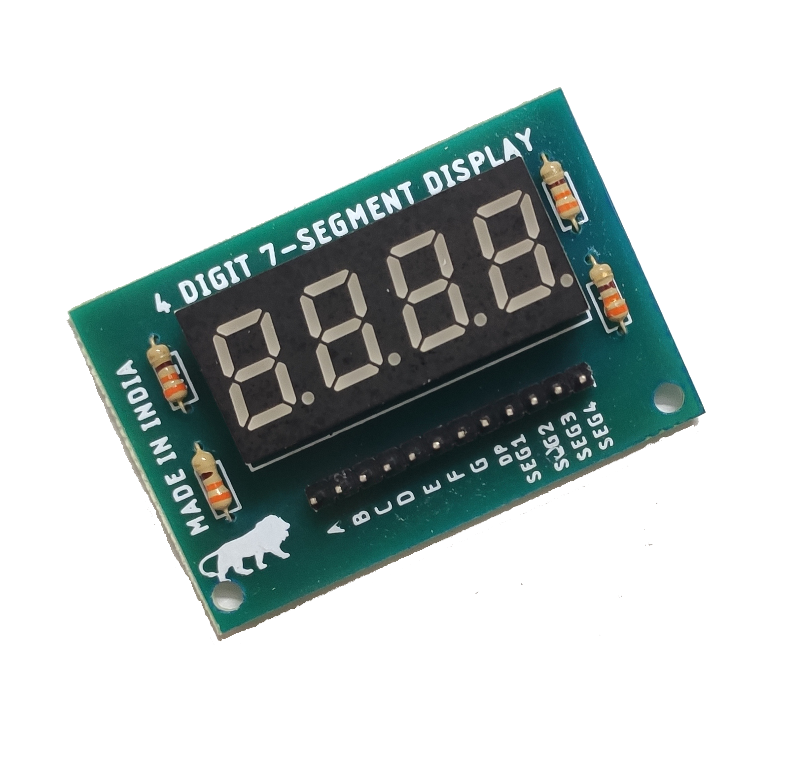 4 Digit 7 Segment Display Board