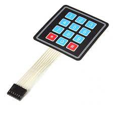 4x3 Matrix Membrane Keypad