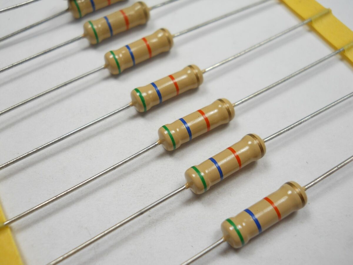 10 - Pieces 56K ohm 1-2Watt Resistor Resistance with 10tolerance