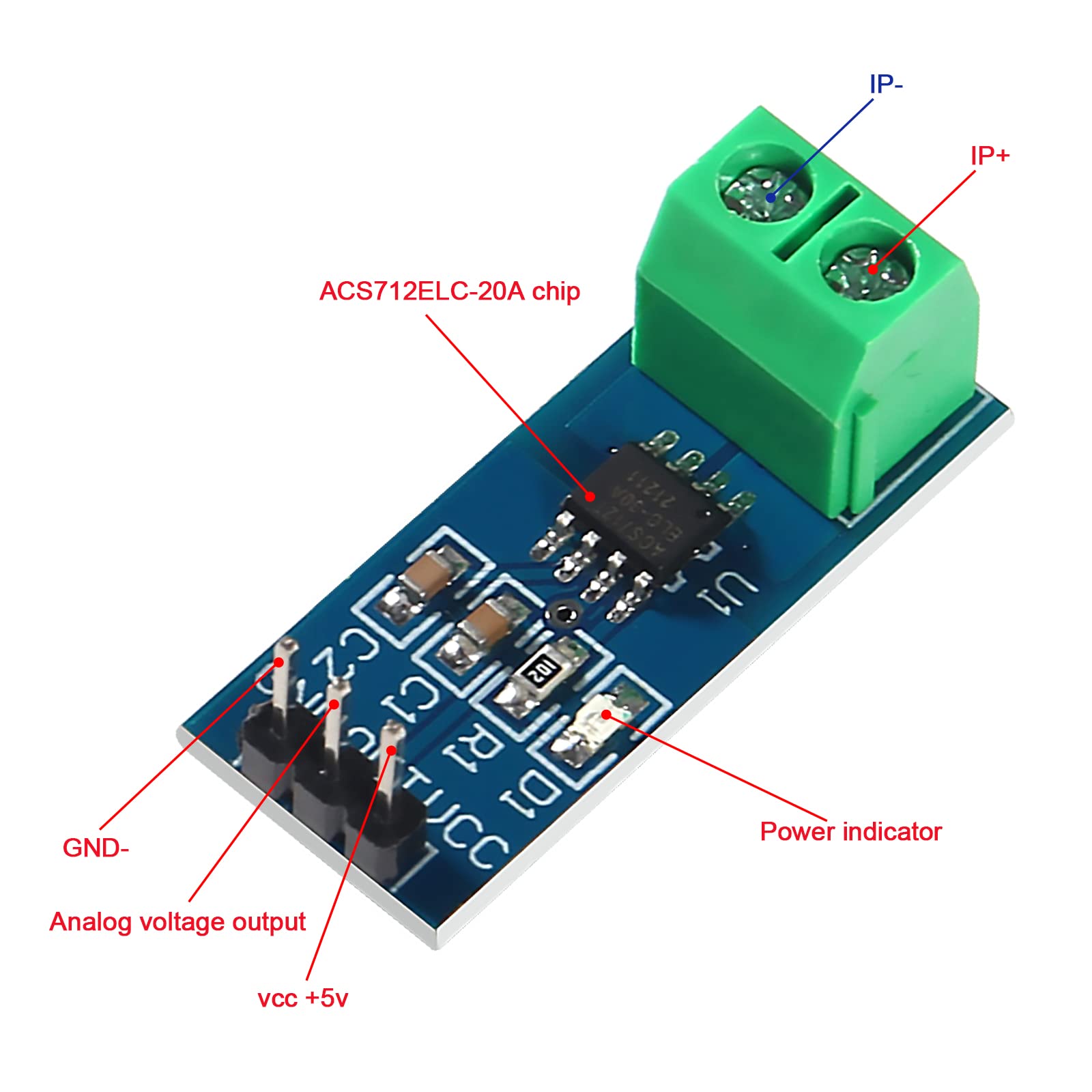 Current Sensor Module ACS712