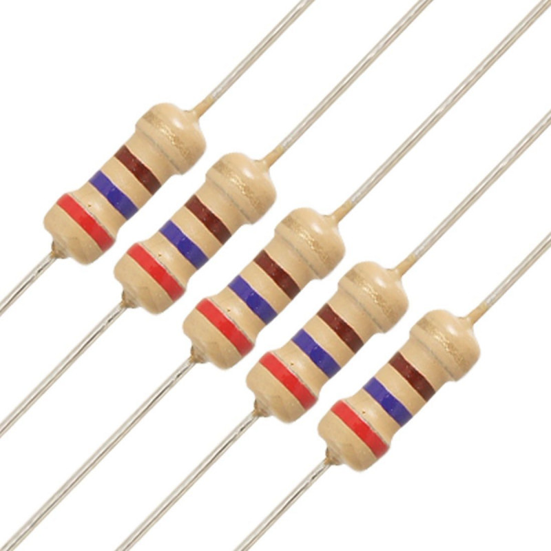 68K ohm Resistor - 5 Pieces Pack