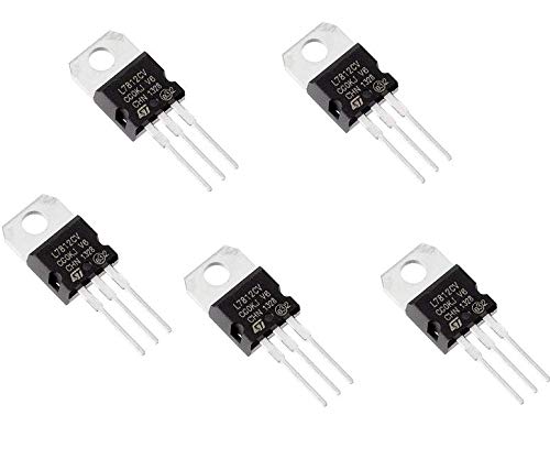 7812 Voltage Regulator IC 24 to 12 Volt Regulator & 1.5 Amp (5 Pieces)