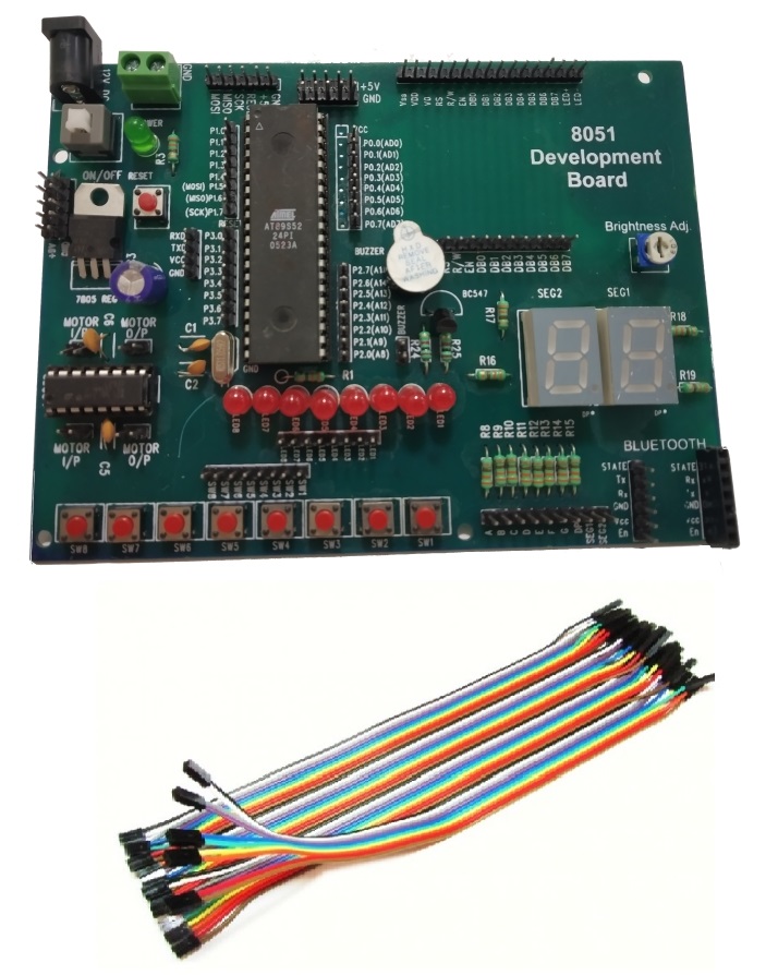 89S51/52 Microcontroller Development Board With 32-Pin Wires