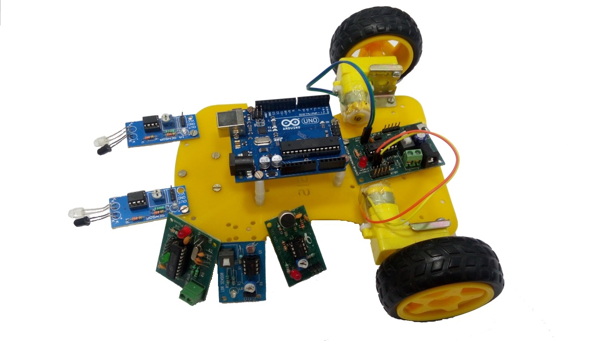 16 in 1 Multipurpose Arduino Uno Based Robotic DIY Kit