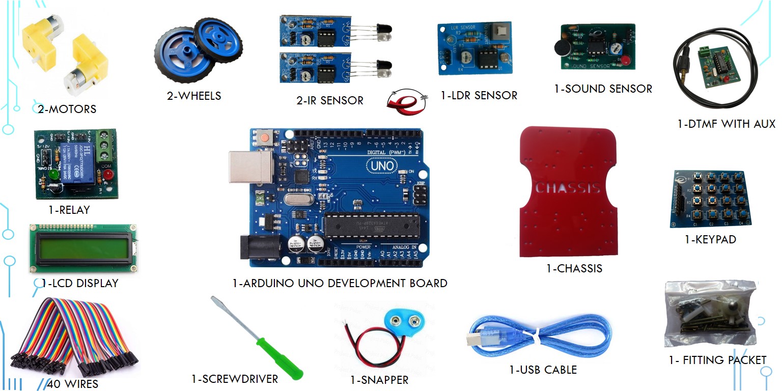 ATmega328 Arduino Uno R3 Advance Development Board DIY Kit With Peripherals Modules