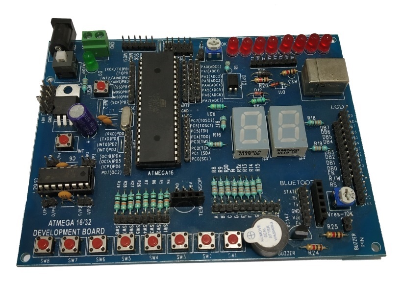 AVR Atmega16 Microcontroller Development Board 