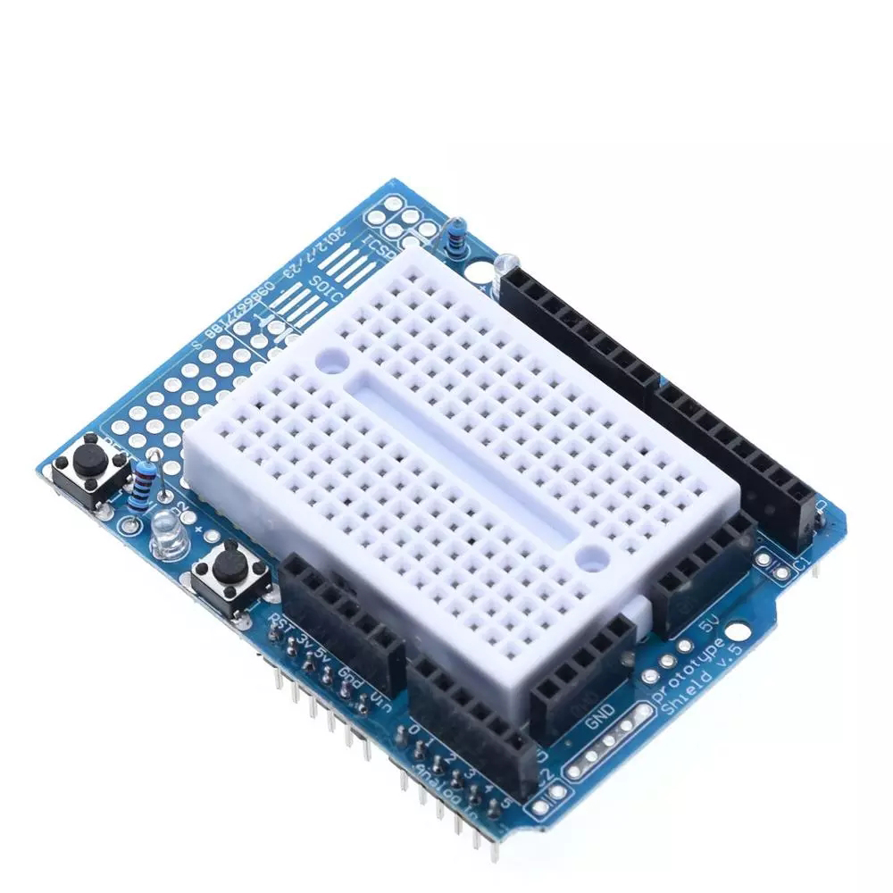 Prototyping Shield With 170 Point Breadboard Compatible With Arduino UNO R3