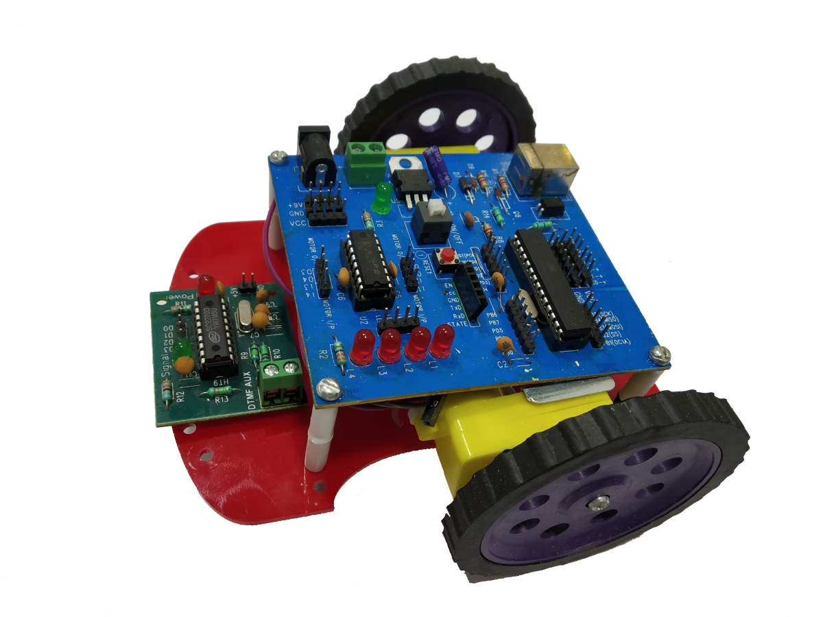  Mobile Controlled & Line Follower Programmable Robotic DIY Kit
