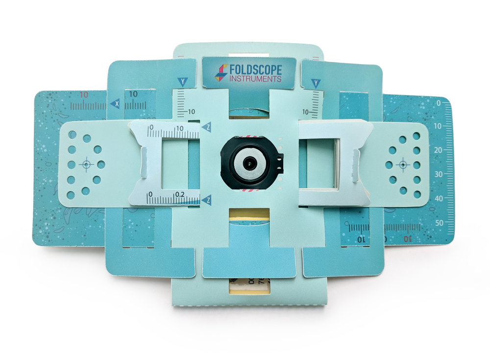 Foldscope DIY Paper Microscope Kit