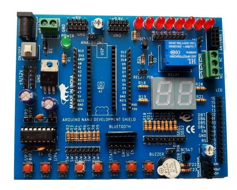 Nano Development Board Shield Compatible With NANO (WITHOUT NANO BOARD)