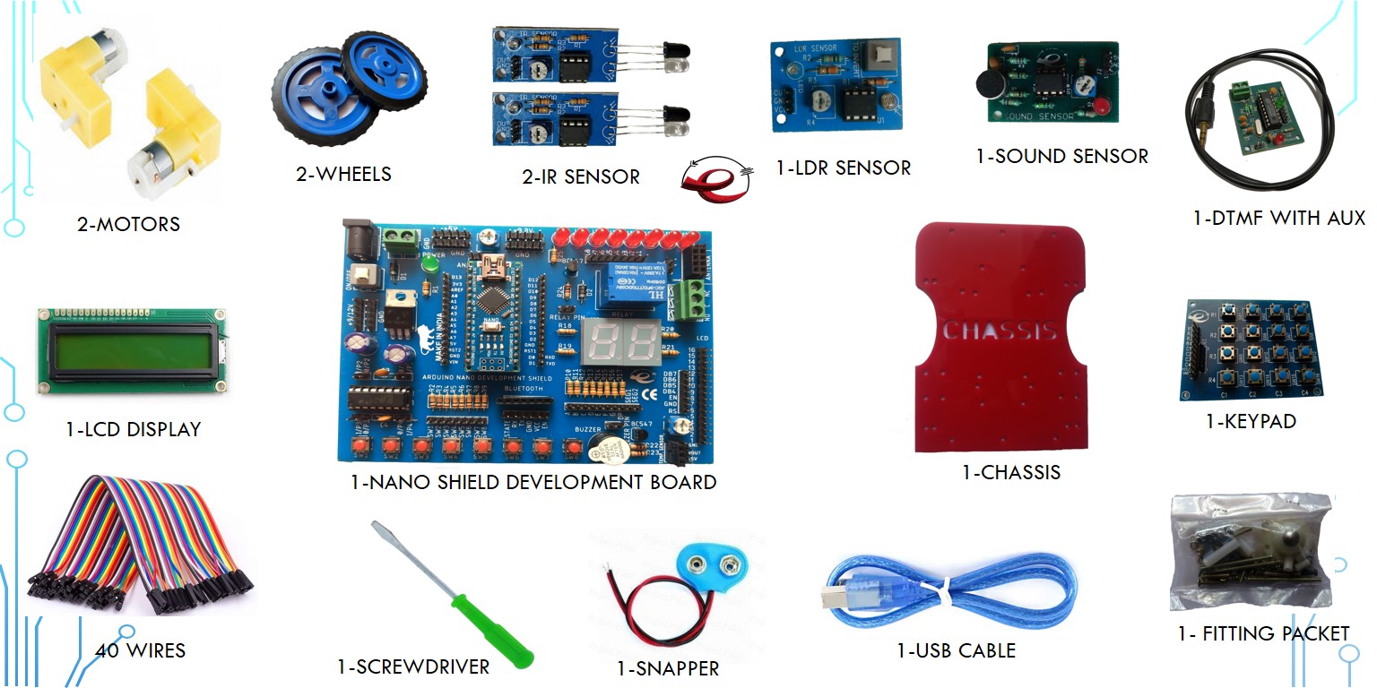 Arduino Nano Development Board Shield Advance Development Board DIY Kit With Peripherals Modules