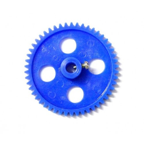 Plastic Spur/Pinion Gear - Blue - 6mm Circular Shaft - GB-3