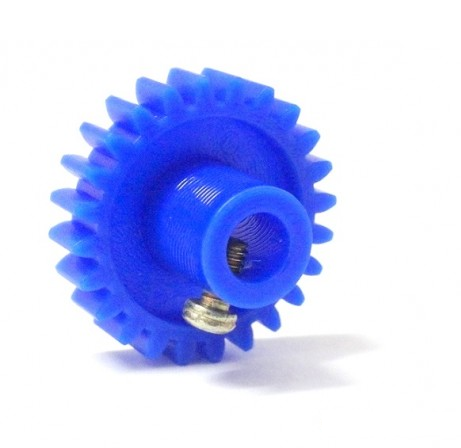 Plastic Spur/Pinion Gear Small - Blue - 6mm Circular Shaft - GB-1