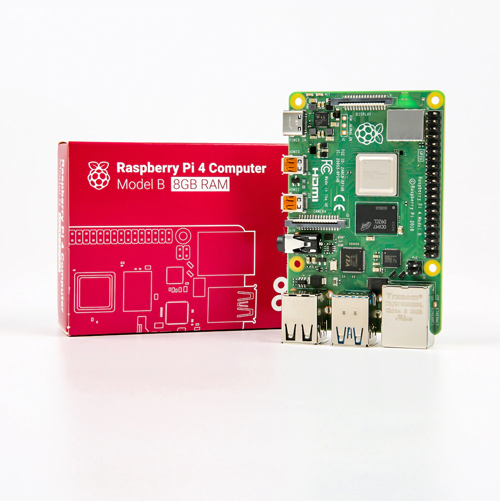 Raspberry Pi 4 Model B Motherboard With 8 GB RAM