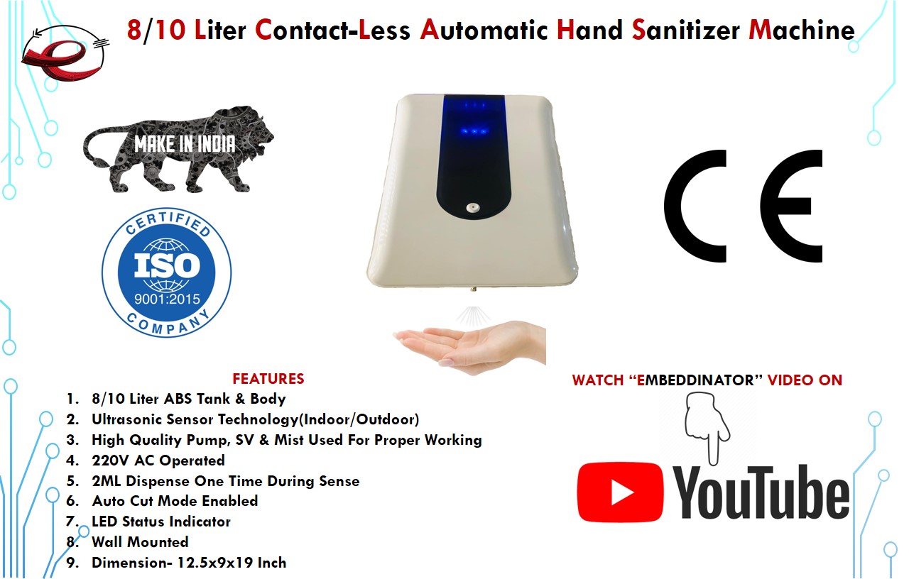 Hand Sanitizer Automatic Machine 8 liter