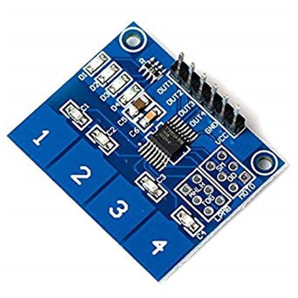 Capacitive Touch Sensor TP-224 Module 4 Channel With Digital Outputs