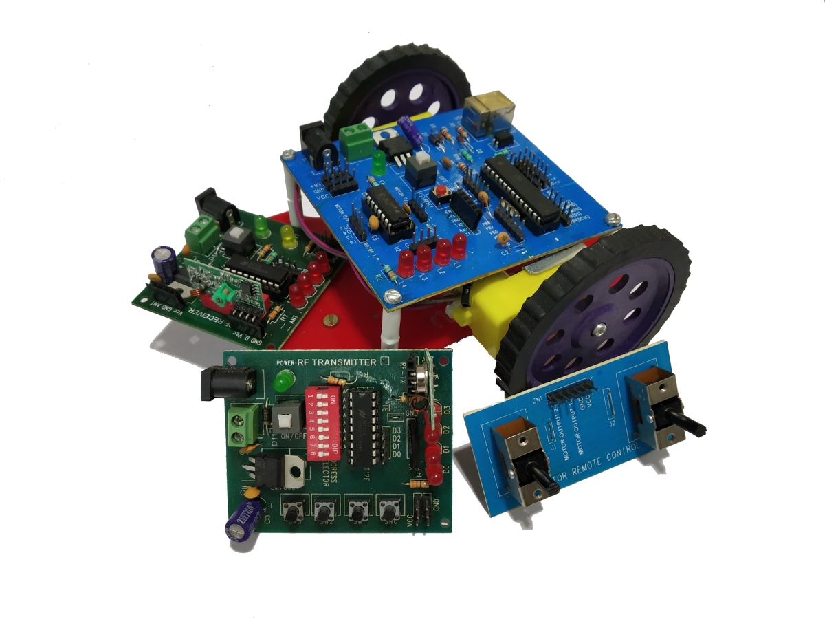 RF Wireless Joystick Remote Controlled Programmable Robotic DIY Kit 